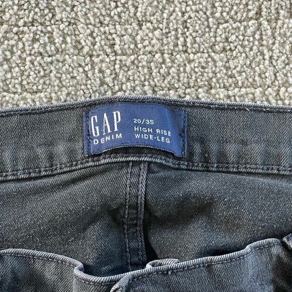 GAP Wide Leg Denim 20/35 Plus High Rise - Picture 2 of 3